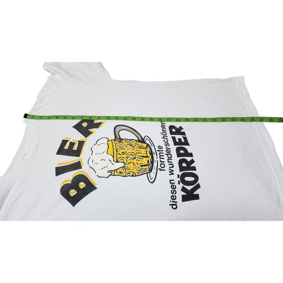 Vintage "Bier" Formed this beautiful Body T Shirt Men's Large See measurements - Picture 5 of 6